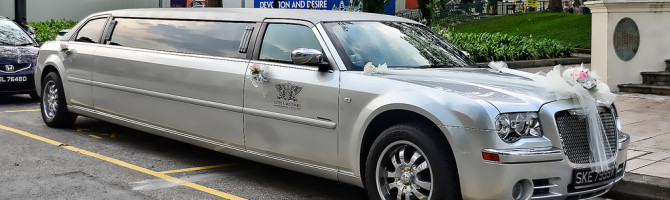 gray limo parked