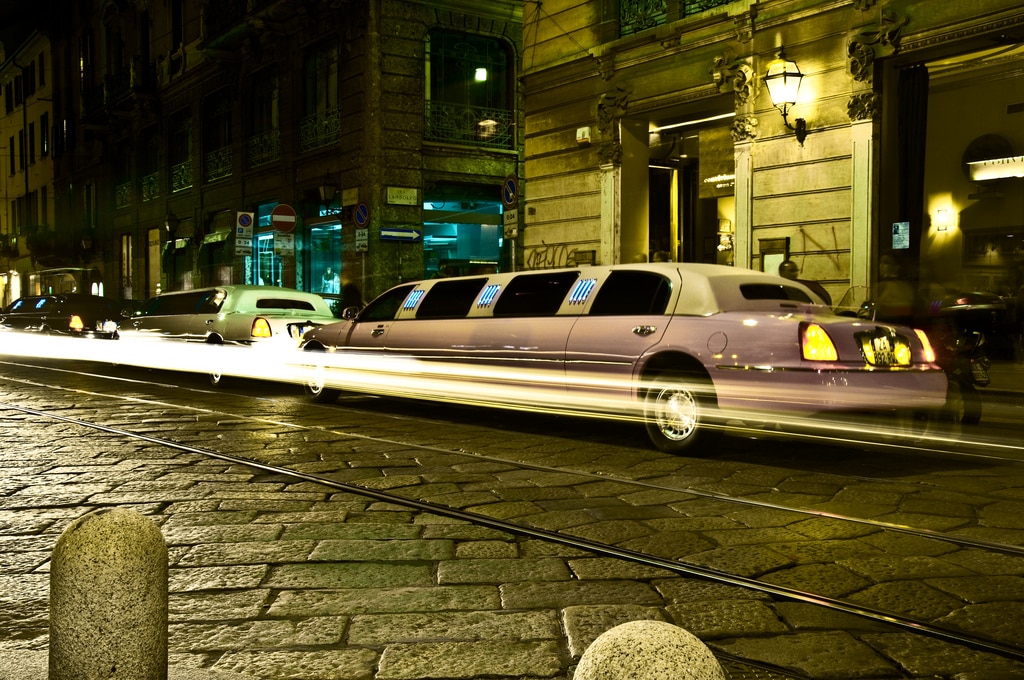 limo during the night