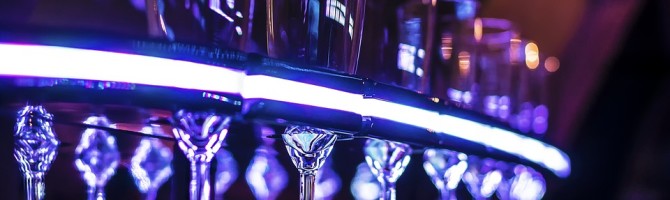 jewelry and wine in a limo
